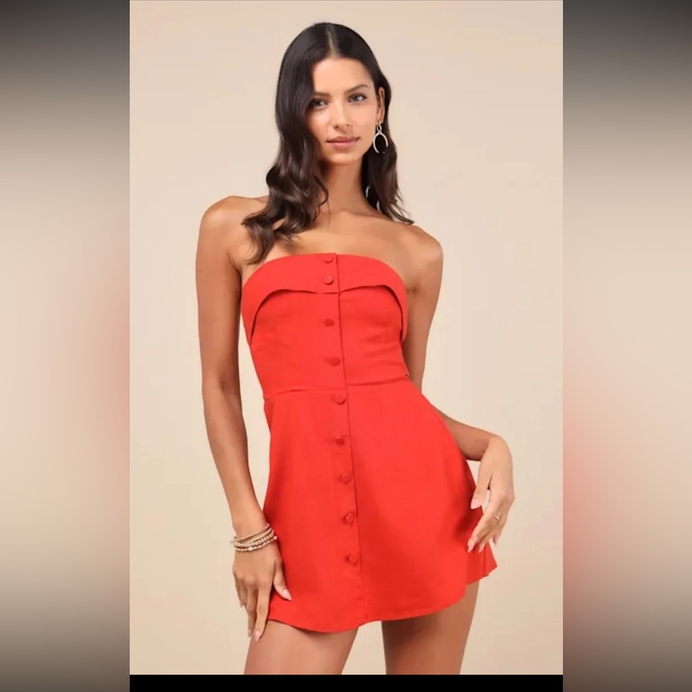 Lulus red romper